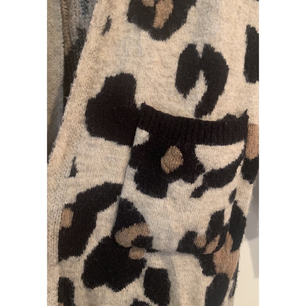 Altar’d State Teens Size S/M Leopard Print Cardigan Tunic Sweater - Picture 2 of 6